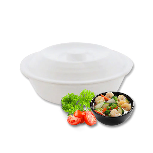 10" Ripple Casserol Bowl with Cover Hoover Melamine (All Color)