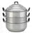 24 - 50 cm Thin Aluminium 3 Layer Steamer Steam Pot (All Sizes)