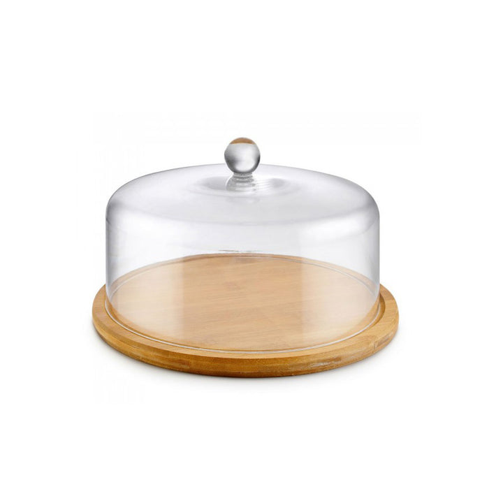 26 - 34 cm Round Cake Plate With Acrylic Cover (All Sizes)