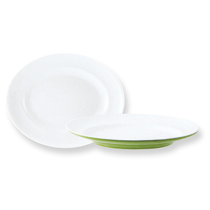 11" - 12" Green Deep Oval Plate Two Tone Series Collection Eagle (All Sizes)