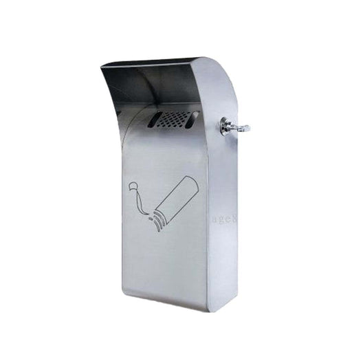 15-25cm Stainless Steel Wall-Mounted Ashtray Stand Bin Leader WMA-168/SS