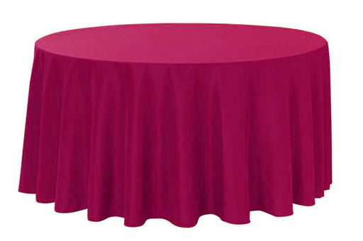 120" Round Table Cloth (All Colour)