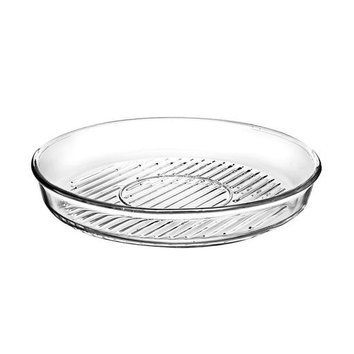 1.72 - 2.95 Round Ribbed Grill Tray BORCAM (All Sizes)