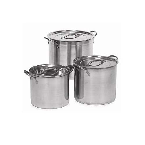 16 - 24 cm Stainless Steel Stock Pot 555 (All Size)