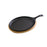 Cast Iron Oval  Plate with Wooden Board