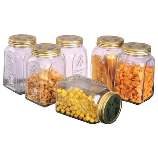 Pasabahce Elips Large Glass Jar Food Preserve Airtight Container