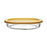 0.5 Litre Oval Dish Plastic Cover BORCAM B59794