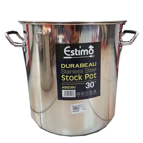20 - 30 cm Stainless Steel Durabeau Stock Pot  ESTIMO AS5220OU (All Size)