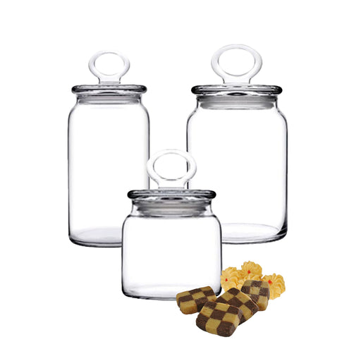 0.6 - 2.6 Litre Kitchen Storage Jar (All Size)