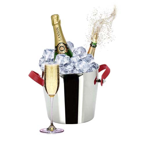 Stainless Steel Champagne bucket Nappa Collection R-19970