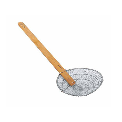9" - 13" Stainless Steel Skimmer with Bamboo Handle (All Sizes)